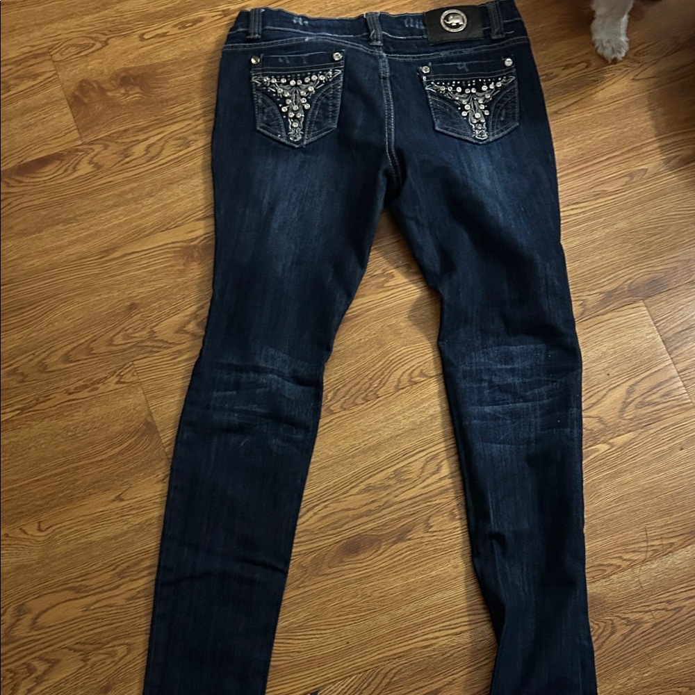 Stylish Dark Blue Women's Jeans